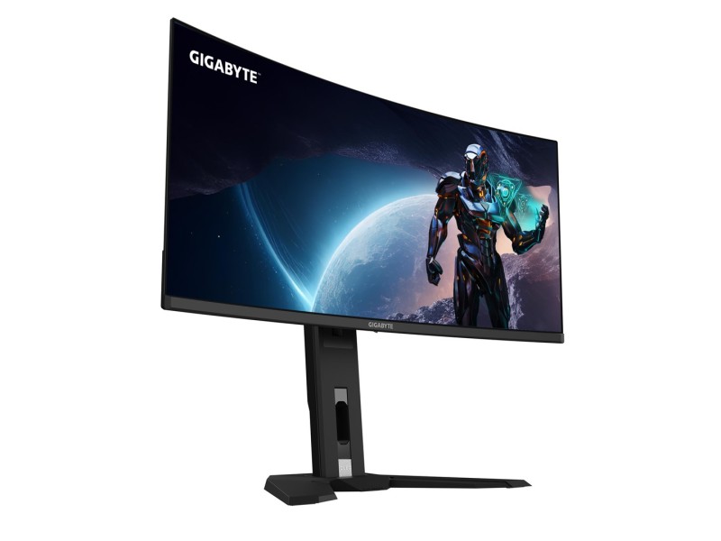 GIGABYTE MO34WQC2 34 OLED WQHD Curved Gaming Monitor - 3440 x 1440, 240Hz, 0.03ms, KVM, 250 cd/m², FreeSync Premium Pro, DisplayHDR True Black 400, HDMI 2.1, Displayport 1.4 MO34WQC2 – GIGABYTE LCD & LED Монитори