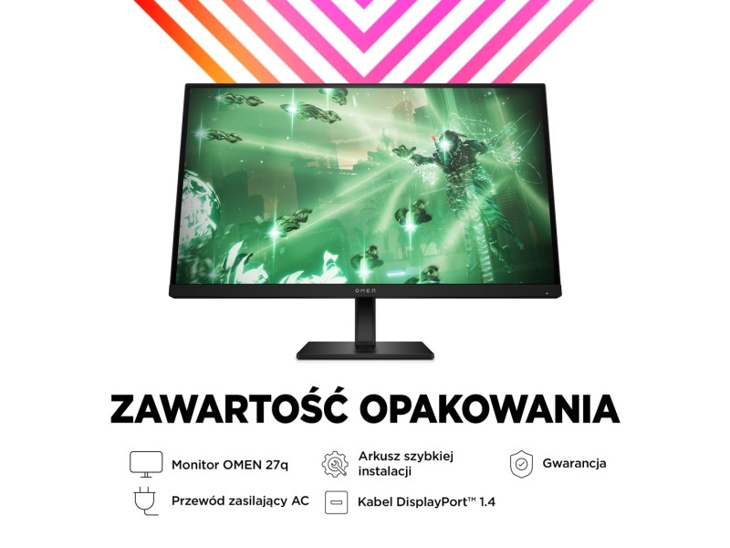 HP OMEN by HP 27q computer monitor 68.6 cm (27) 2560 x 1440 pixels Quad HD Black 780H4E9#ABB – Hewlett-Packard LCD & LED Монитори