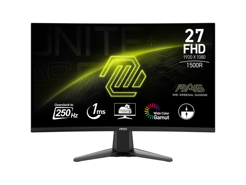 MSI MAG 27C6X computer monitor 68.6 cm (27) 1920 x 1080 pixels Full HD LCD Black MAG 27C6X – MSI  LCD & LED Монитори