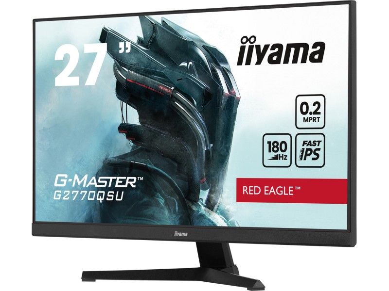 iiyama G-MASTER G2770QSU-B6 computer monitor 68.6 cm (27) 2560 x 1440 pixels Wide Quad HD LED Black G2770QSU-B6 – IIYAMA LCD & LED Монитори