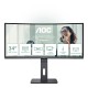 AOC CU34P3CV computer monitor 86.4 cm (34) 3440 x 1440 pixels UltraWide Quad HD LED Black CU34P3CV – AOC LCD & LED Монитори