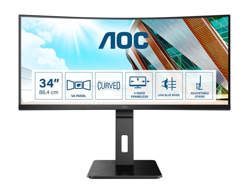 AOC P2 CU34P2A LED display 86.4 cm (34) 3440 x 1440 pixels Quad HD Black AOC P2 CU34P2A LED display 86.4 cm (34) 3440 x 1440 pixels Quad HD Black CU34P2A – AOC LCD & LED Монитори