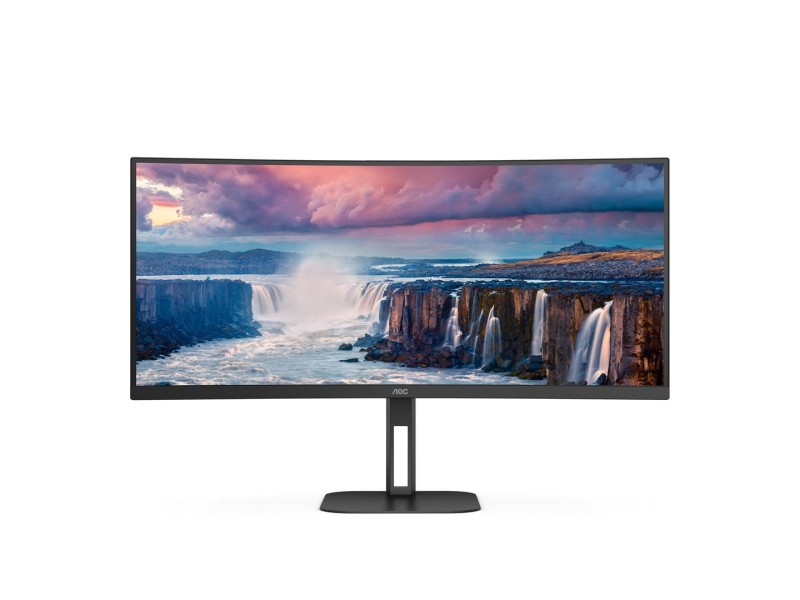 AOC V5 CU34V5C/BK LED display 86.4 cm (34) 3440 x 1440 pixels Wide Quad HD Black CU34V5C/BK – AOC LCD & LED Монитори