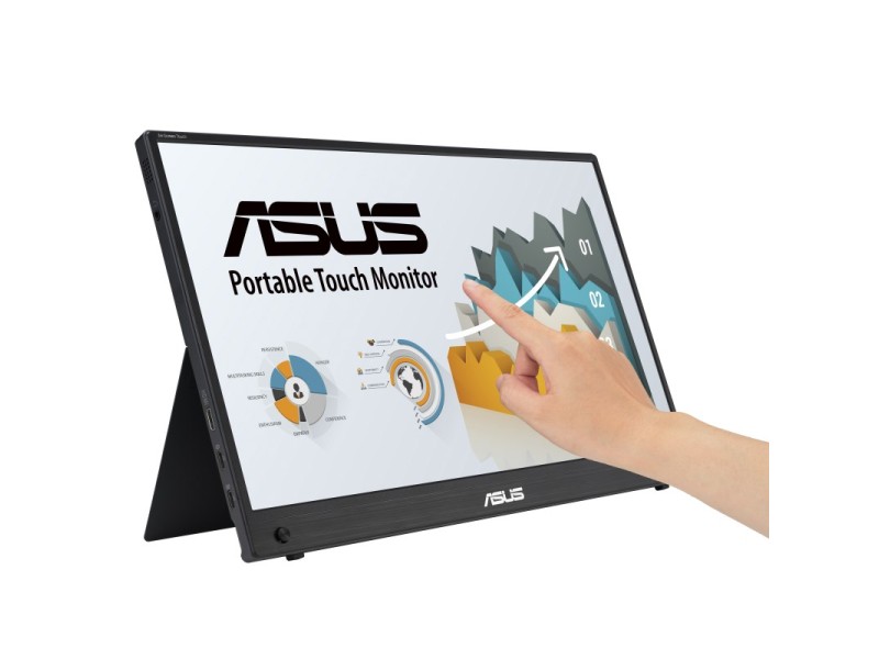ASUS ZenScreen MB16AHT 39.6 cm (15.6) 1920 x 1080 pixels Full HD Touchscreen Black MB16AHT – ASUS LCD & LED Монитори