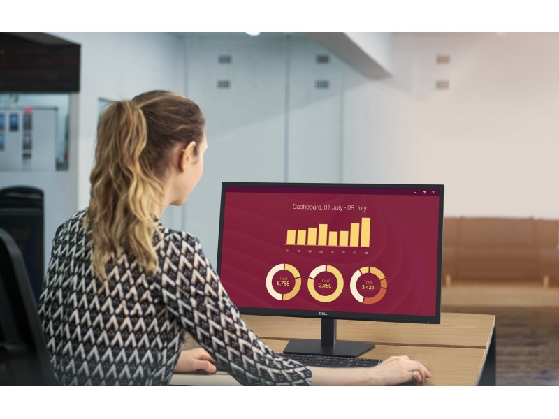 DELL E Series E2725H computer monitor 68.6 cm (27) 1920 x 1080 pixels Full HD LED Black 210-BNJP – DELL LCD & LED Монитори