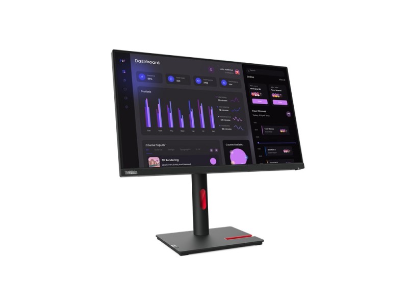 Lenovo ThinkVision T24i-30 LED display 60.5 cm (23.8) 1920 x 1080 pixels Full HD Black 63CFMATXEU – Lenovo LCD & LED Монитори