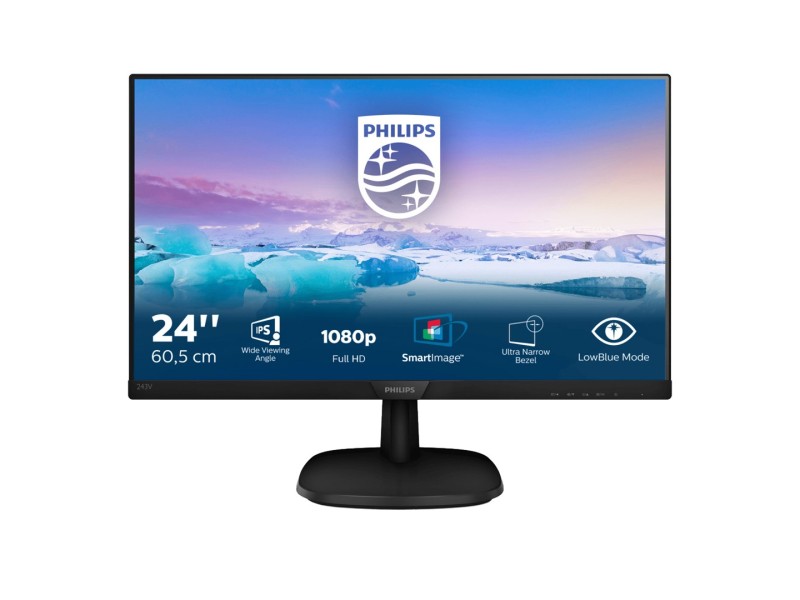 Philips V Line Full HD LCD monitor 243V7QDSB/00 243V7QDSB/00 – Philips LCD & LED Монитори