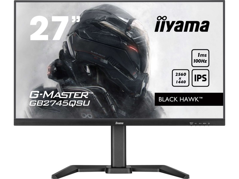 iiyama G-MASTER GB2745QSU-B2 computer monitor 68.6 cm (27) 2560 x 1440 pixels Wide Quad HD LED Black GB2745QSU-B2 – IIYAMA LCD & LED Монитори