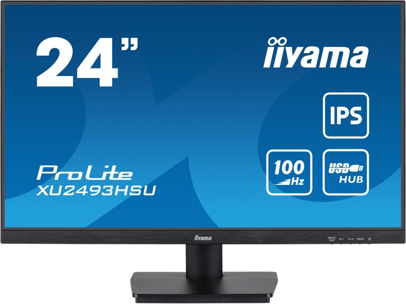 iiyama ProLite XU2493HSU-B7 computer monitor 60.5 cm (23.8) 1920 x 1080 pixels Full HD LED Black XU2493HSU-B7 – IIYAMA LCD & LED Монитори