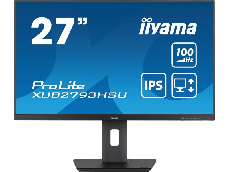 iiyama ProLite XUB2793HSU-B7 computer monitor 68.6 cm (27) 1920 x 1080 pixels Full HD LED Black XUB2793HSU-B7 – IIYAMA LCD & LED Монитори