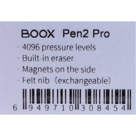 ONYX BOOX PEN 2 PRO STYLUS WITH ERASER BLACK