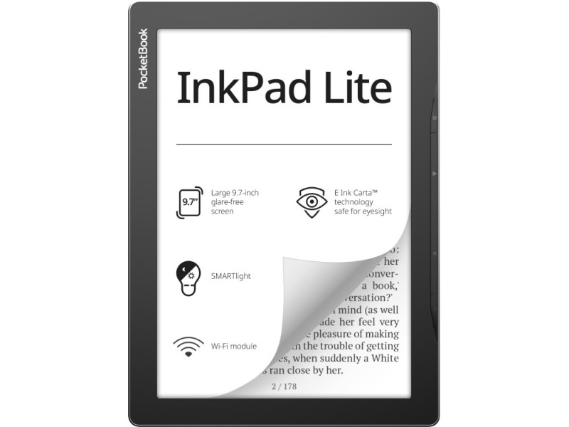 Pocketbook InkPad Lite e-book reader Touchscreen 8 GB Wi-Fi Black, Grey PB970-M-WW – POCKETBOOK eBook четци