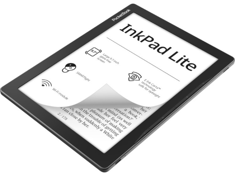 Pocketbook InkPad Lite e-book reader Touchscreen 8 GB Wi-Fi Black, Grey PB970-M-WW – POCKETBOOK eBook четци