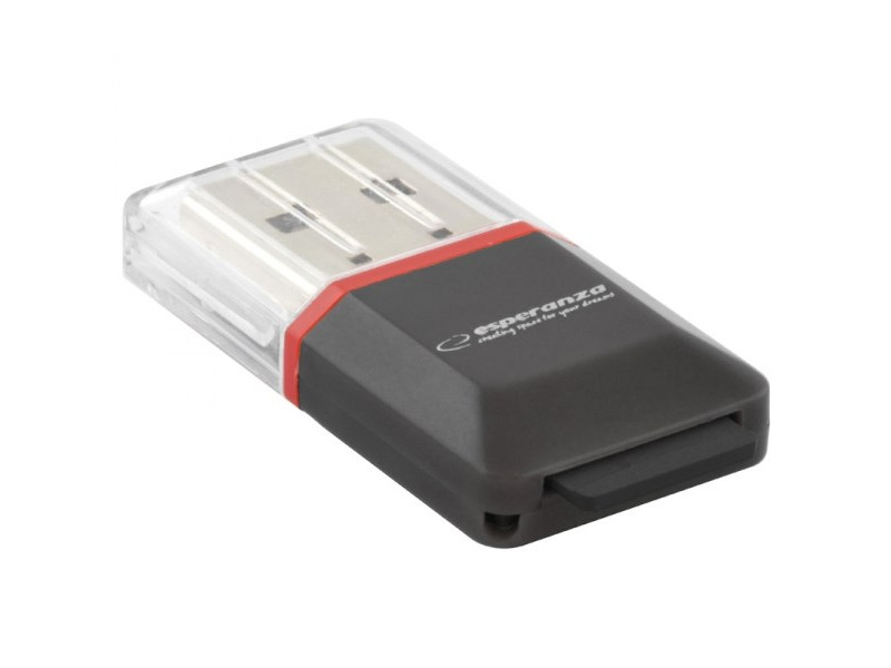 Esperanza EA134K card reader Black,Silver,Transparent USB 2.0 Esperanza EA134K card reader Black,Silver,Transparent USB 2.0