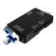 VAKOSS CARD READER 6IN1 USB A / MICRO USB / USB C / SD / MICRO SD / USB TC-R425X TC-R425X – VAKOSS Четци за карти