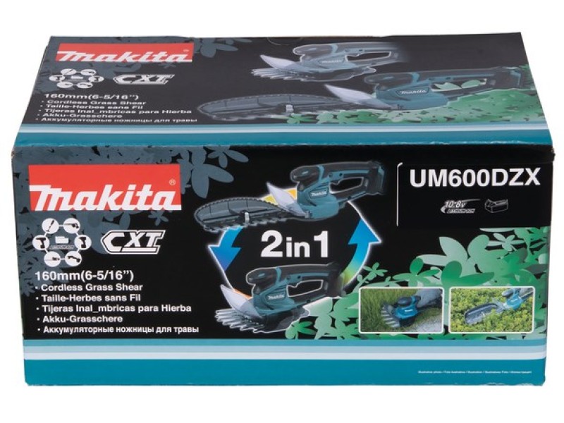Makita UM600DZX cordless grass shear Black,Blue 12 V UM600DZX – MAKITA Тримери за храсти