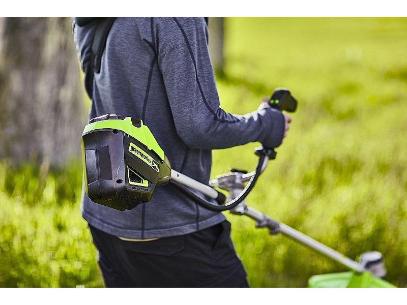 Trimmer/scythe with bike handle 60V Greenworks GD60BCB - 2108407 2108407 – GREENWORKS Тримери