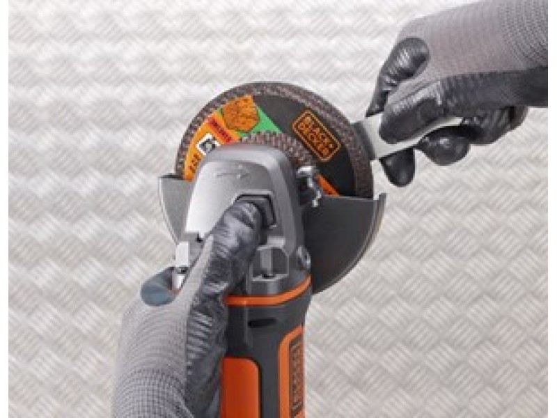 ANGLE GRINDER WITHOUT BATTERY18V BDBCG720N BLACK&DECKER BCG720N-XJ – Black&Decker Ъглошлайфи