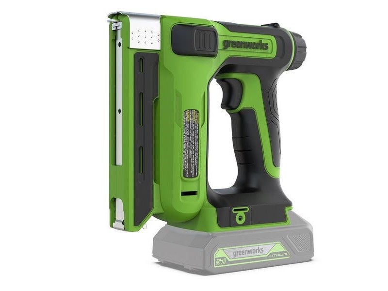 24V GREENWORKS STAPLER G24CS10 3400107 – GREENWORKS Такери