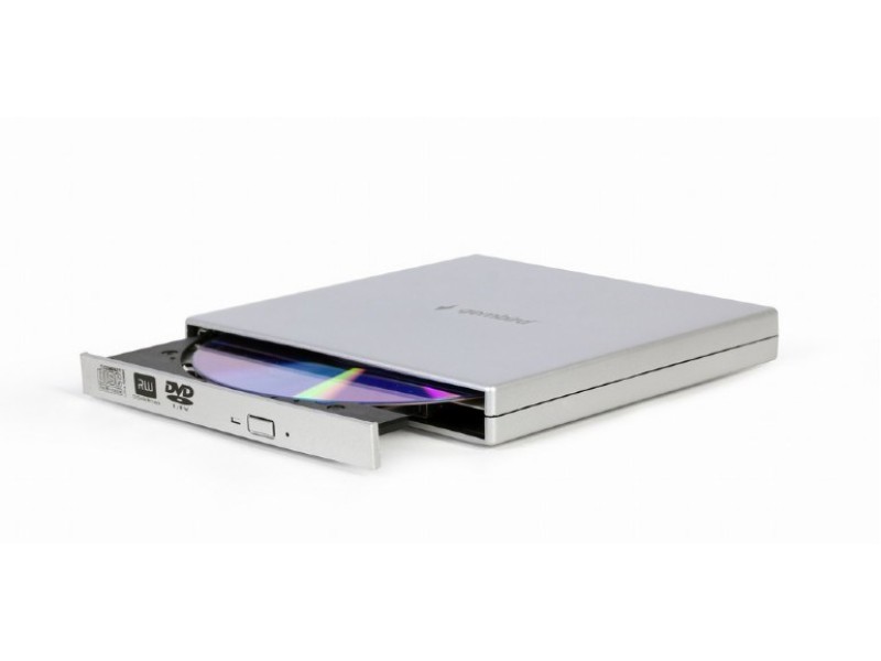 Gembird DVD-USB-02-SV optical disc drive DVD±RW Silver DVD-USB-02-SV – GEMBIRD Оптични устройства