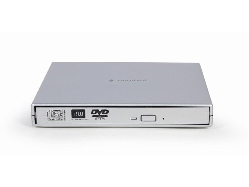 Gembird DVD-USB-02-SV optical disc drive DVD±RW Silver DVD-USB-02-SV – GEMBIRD Оптични устройства