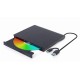 Gembird DVD-USB-03 External USB DVD drive, black DVD-USB-03 – GEMBIRD Оптични устройства