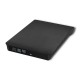 Qoltec 51857 External DVD-RW recorder |USB 3:0|Black 51857 – Qoltec Оптични устройства