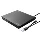 SAVIO AK-59 External slim CD/DVD Recorder R/RW - USB-C/USB-A, black AK-59 – SAVIO Оптични устройства