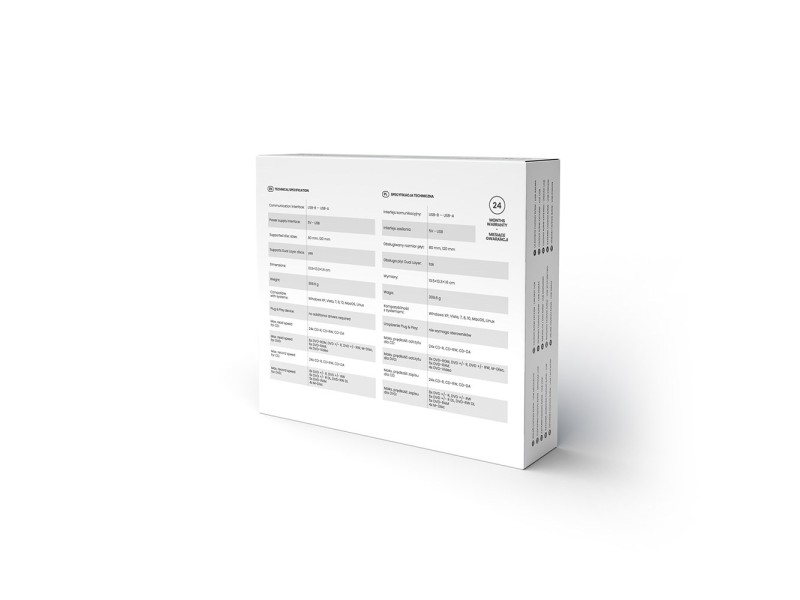 SAVIO EXTERNAL SLIM DVD RECORDER AK-43 AK-43 – SAVIO Оптични устройства