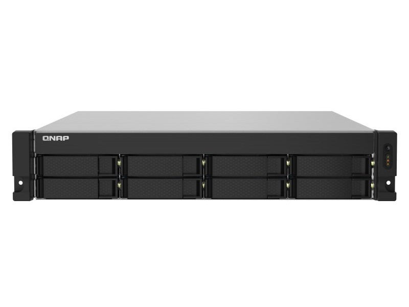 QNAP TS-832PXU NAS Rack (2U) Ethernet LAN Aluminium, Black AL324 TS-832PXU-4G – QNAP Сървъри