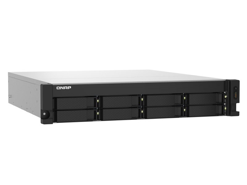 QNAP TS-832PXU NAS Rack (2U) Ethernet LAN Aluminium, Black AL324 TS-832PXU-4G – QNAP Сървъри