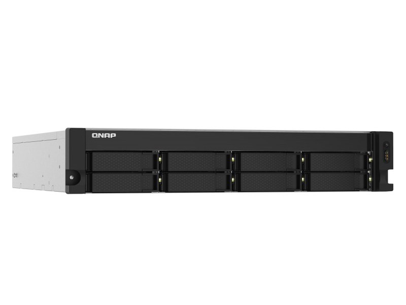 QNAP TS-832PXU NAS Rack (2U) Ethernet LAN Aluminium, Black AL324 TS-832PXU-4G – QNAP Сървъри