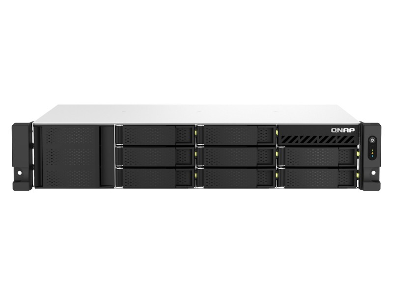 QNAP TS-864EU-RP-8G NAS/storage server Rack (2U) Ethernet LAN Black TS-864EU-RP-8G – QNAP Сървъри