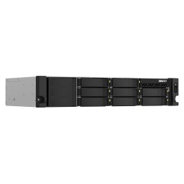 QNAP TS-864EU-RP-8G NAS/storage server Rack (2U) Ethernet LAN Black