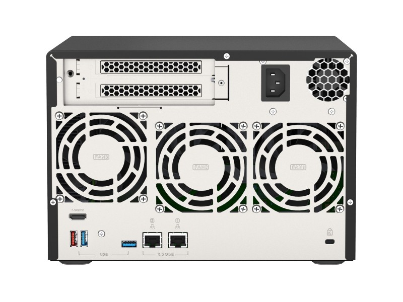 QNAP TVS-675 NAS Tower Ethernet LAN Black KX-U6580 TVS-675-8G – QNAP Сървъри