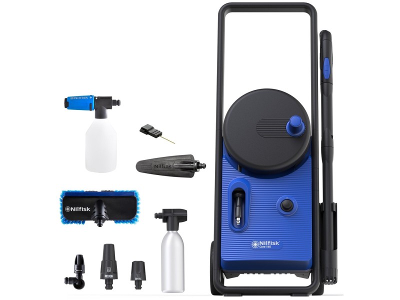 Nilfisk Core 140-8 PowerControl In-Hand CAR WASH EU pressure washer Upright Electric 474 l/h 1800 W Blue 128471277 – NILFISK Водоструйки