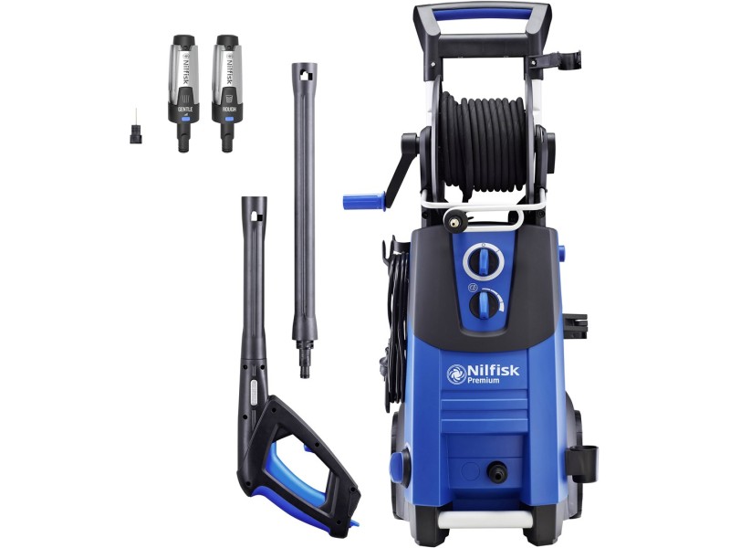 Nilfisk PREMIUM 190-12 EU pressure washer Upright Electric 650 l/h Blue, Black 128471153 – NILFISK Водоструйки