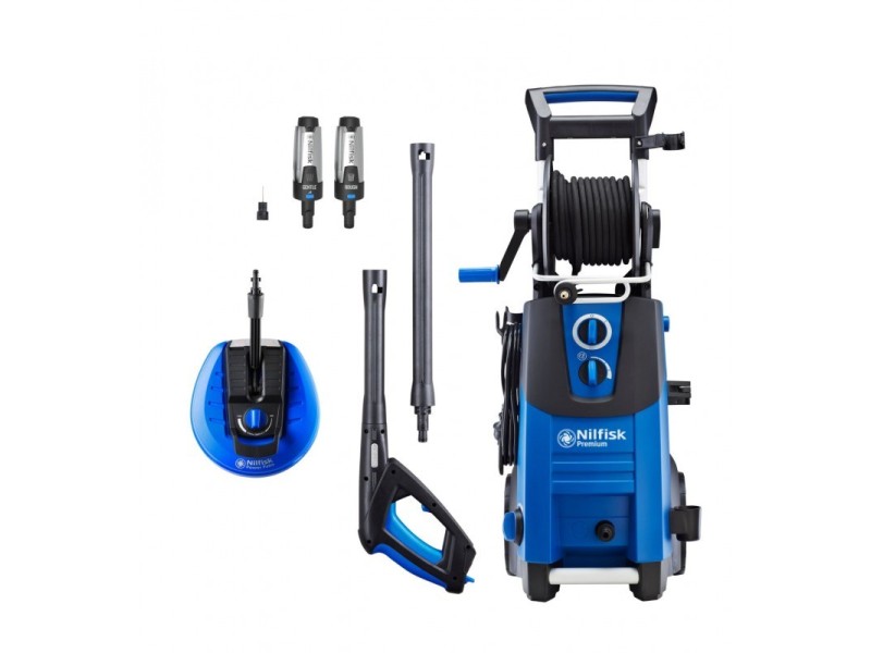 Nilfisk PREMIUM 190-12 POWER EU  Pressure washer Straightened  Electric 650 l/h Blue, Black 128471149 – NILFISK Водоструйки