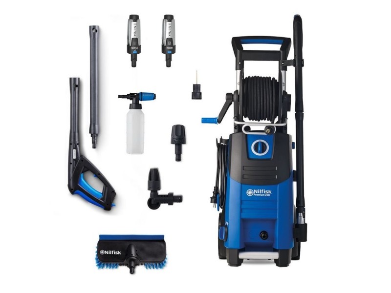 Nilfisk PREMIUM 200-15 EU - CAR WASH  Pressure washer Straight Electric 650 l/h Blue, Black 128471369 – NILFISK Водоструйки