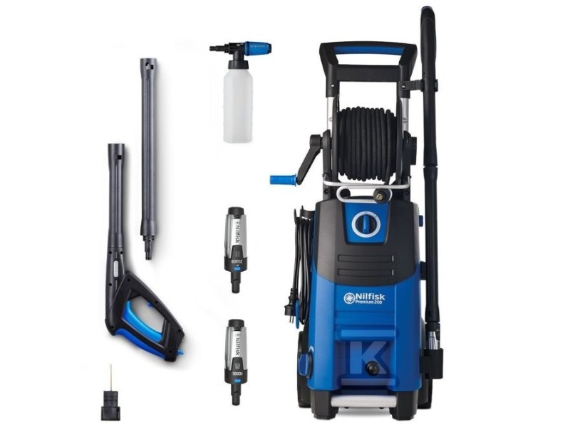 Nilfisk PREMIUM 200-15 EU pressure washer Upright Electric 650 l/h Blue, Black 128471362 – NILFISK Водоструйки