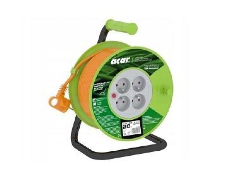 Acar PZ-4Z/OTM H05VV-F 3G1.0 20M Retractable extension cable M01950 – Acar Комплекти с инструменти