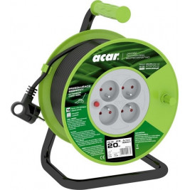 Acar PZ-4Z/OTM H05VV-F 3G1.0 20M  Retractable extension cable