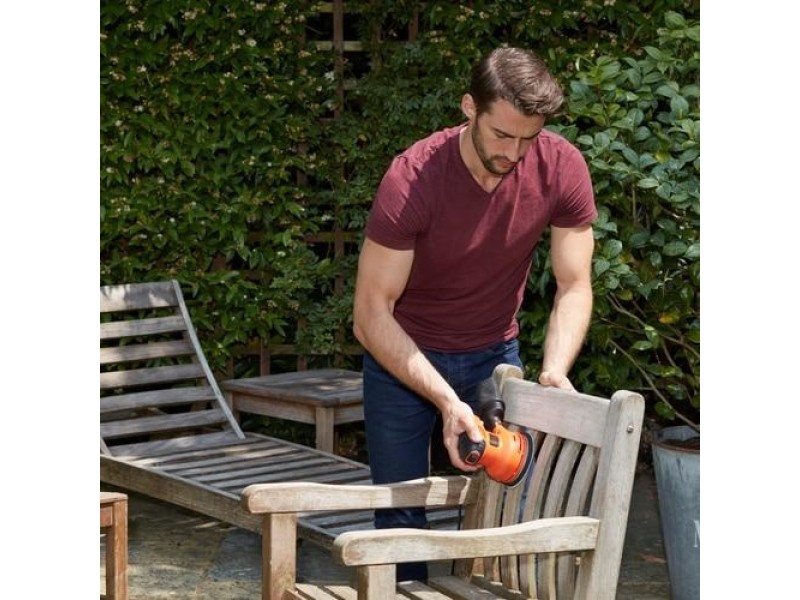 Black & Decker BEW210 Orbital sander 14000 RPM Black, Orange BEW210-QS – BLACK+DECKER Полиращи ексцентър шлифовъчни машини