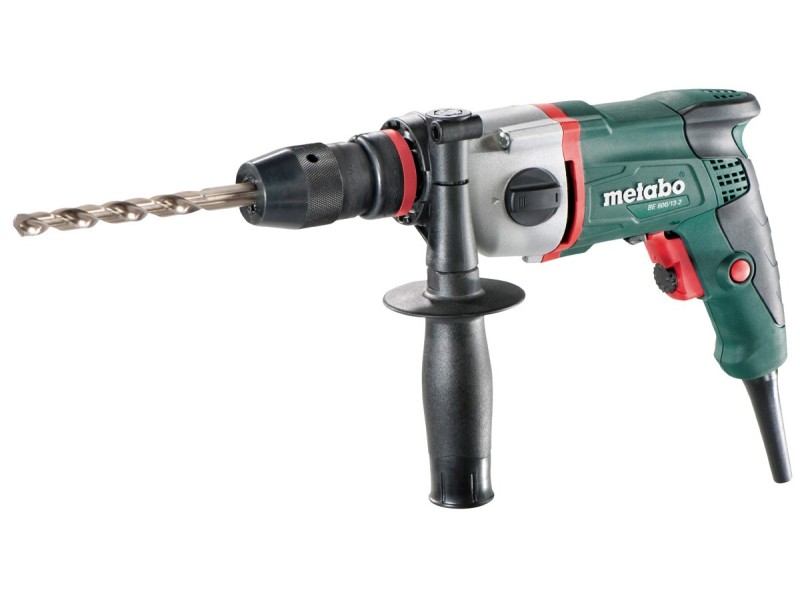 Metabo BE 600/13-2 2500 RPM Keyless 1.9 kg Black, Green, Grey, Red 600383000 – Metabo Електрически бормашини