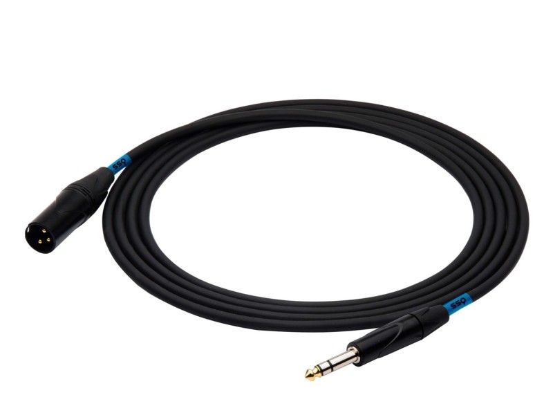 SSQ JSXM3 SS-1463 Cable Jack Stereo - XLR 3-pin Male 3 m Black SS-1463 – SOUND STATION QUALITY (SSQ) Звукови Системи