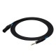 SSQ JSXM3 SS-1463 Cable Jack Stereo - XLR 3-pin Male 3 m Black SS-1463 – SOUND STATION QUALITY (SSQ) Звукови Системи