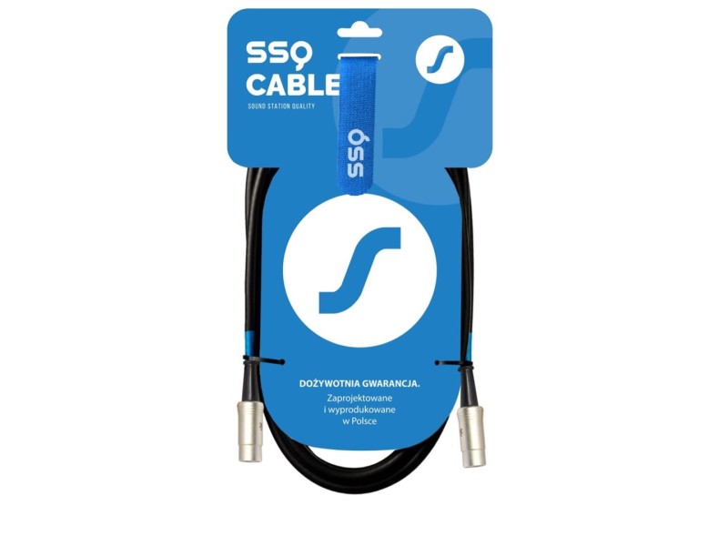 SSQ MIDI1 SS-1417 Cable MIDI (5-pin) - MIDI (5-pin) 1 m Black SS-1417 – SOUND STATION QUALITY (SSQ) Звукови Системи