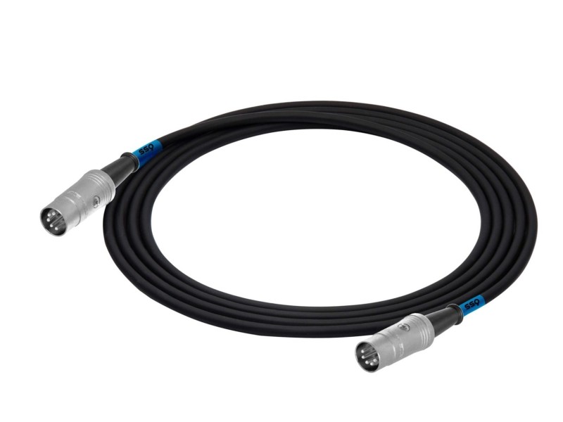 SSQ MIDI2 SS-1418 Cable MIDI (5-pin) - MIDI (5-pin) 2 m Black SS-1418 – SOUND STATION QUALITY (SSQ) Звукови Системи