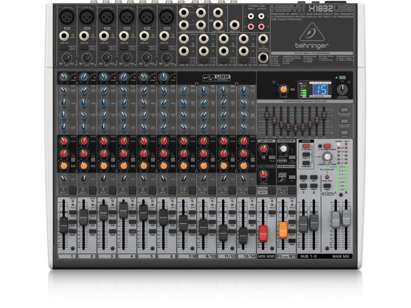 Behringer X1832USB audio mixer 18 channels 27000152 – Behringer Звукови Системи