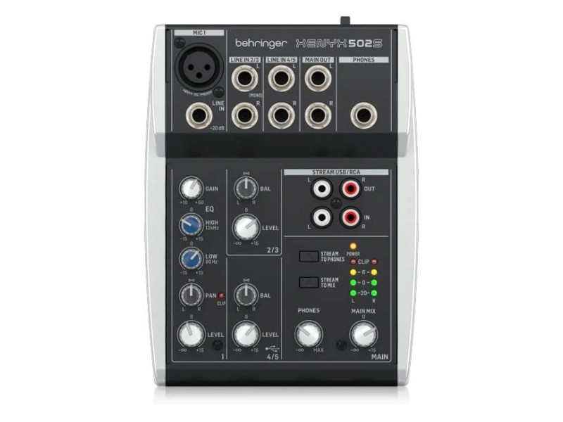 Behringer XENYX 502S - analogue audio mixer 27001015 – Behringer Звукови Системи